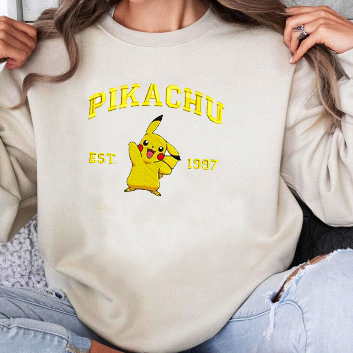Anime Characters Embroidered T-Shirt ,Crewneck Sweatshirt,Hoodie,Personal Anime Gift Hoodie,Perfect Gift For Anime Lovers.