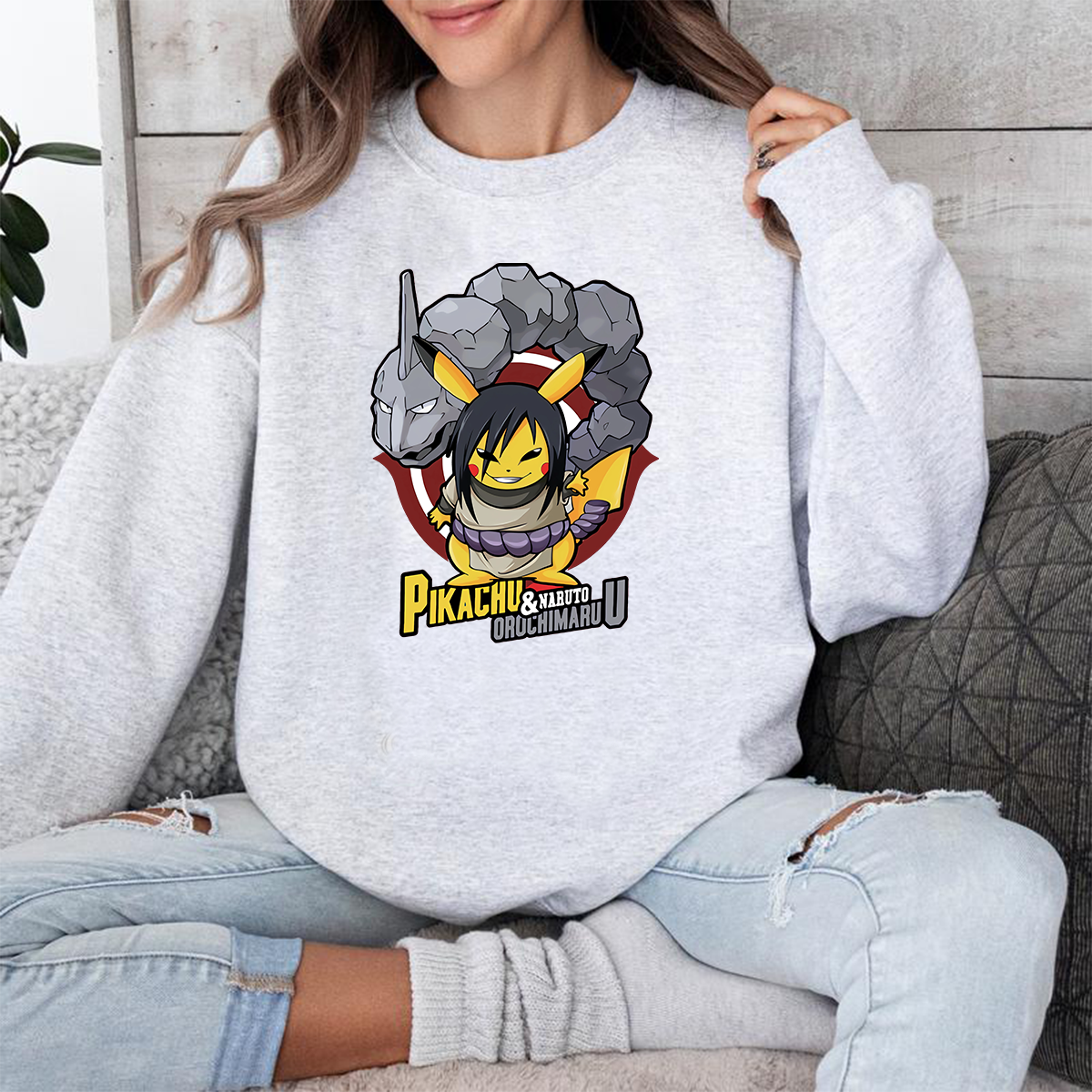 Custom Naruto Orochimaruu Anime Unisex T-Shirt ,Crewneck,Hoodie