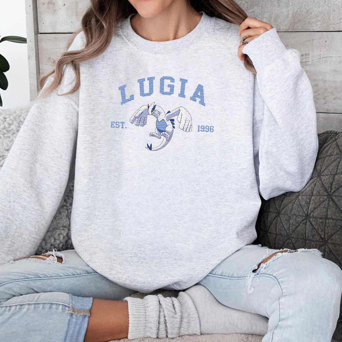 Anime Characters Embroidered Crewneck Sweatshirt,Hoodie,Personal Anime Gift Hoodie,Perfect Gift For Anime Lovers.
