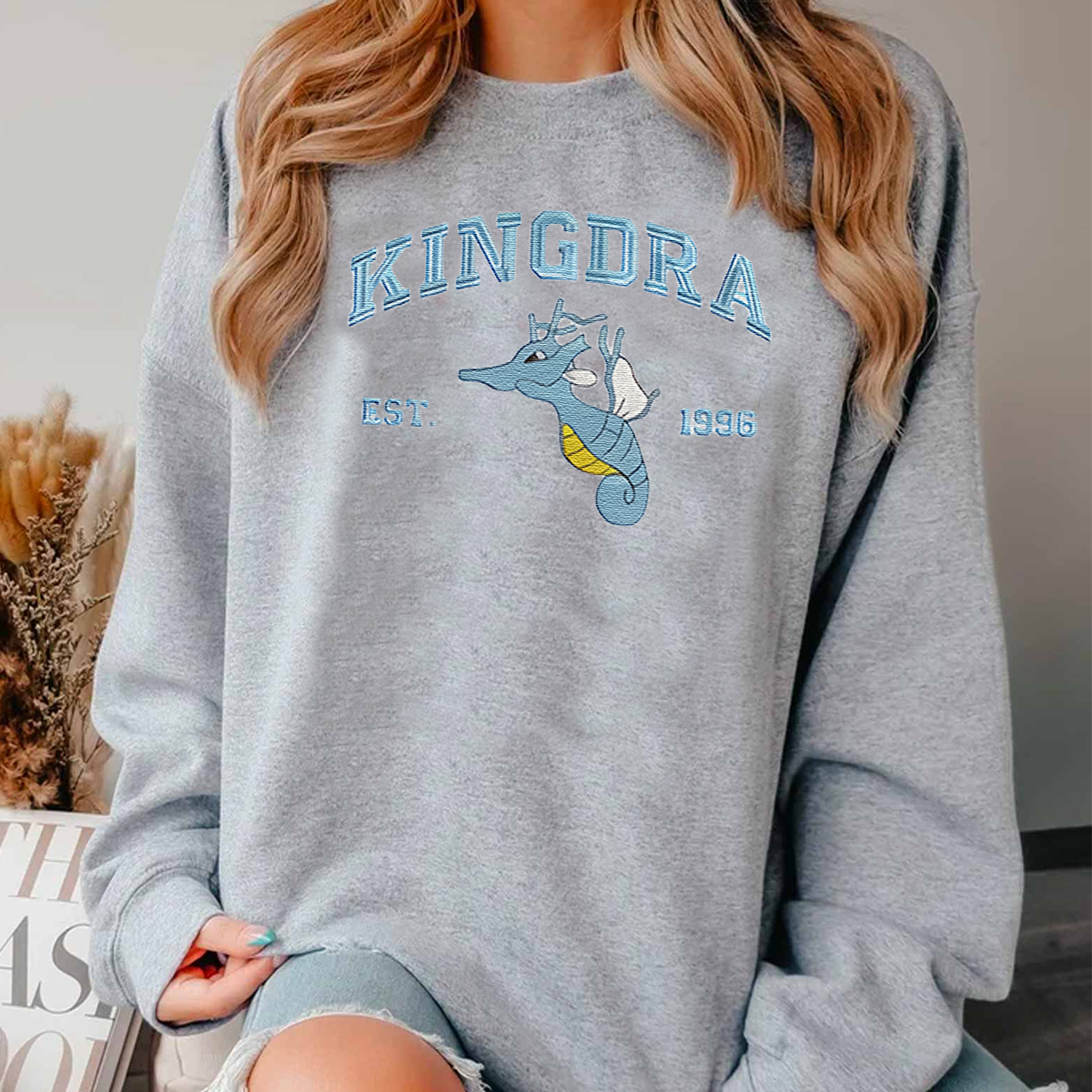 Anime Characters Embroidered Crewneck Sweatshirt,Hoodie,Personal Anime Gift Hoodie,Perfect Gift For Anime Lovers.