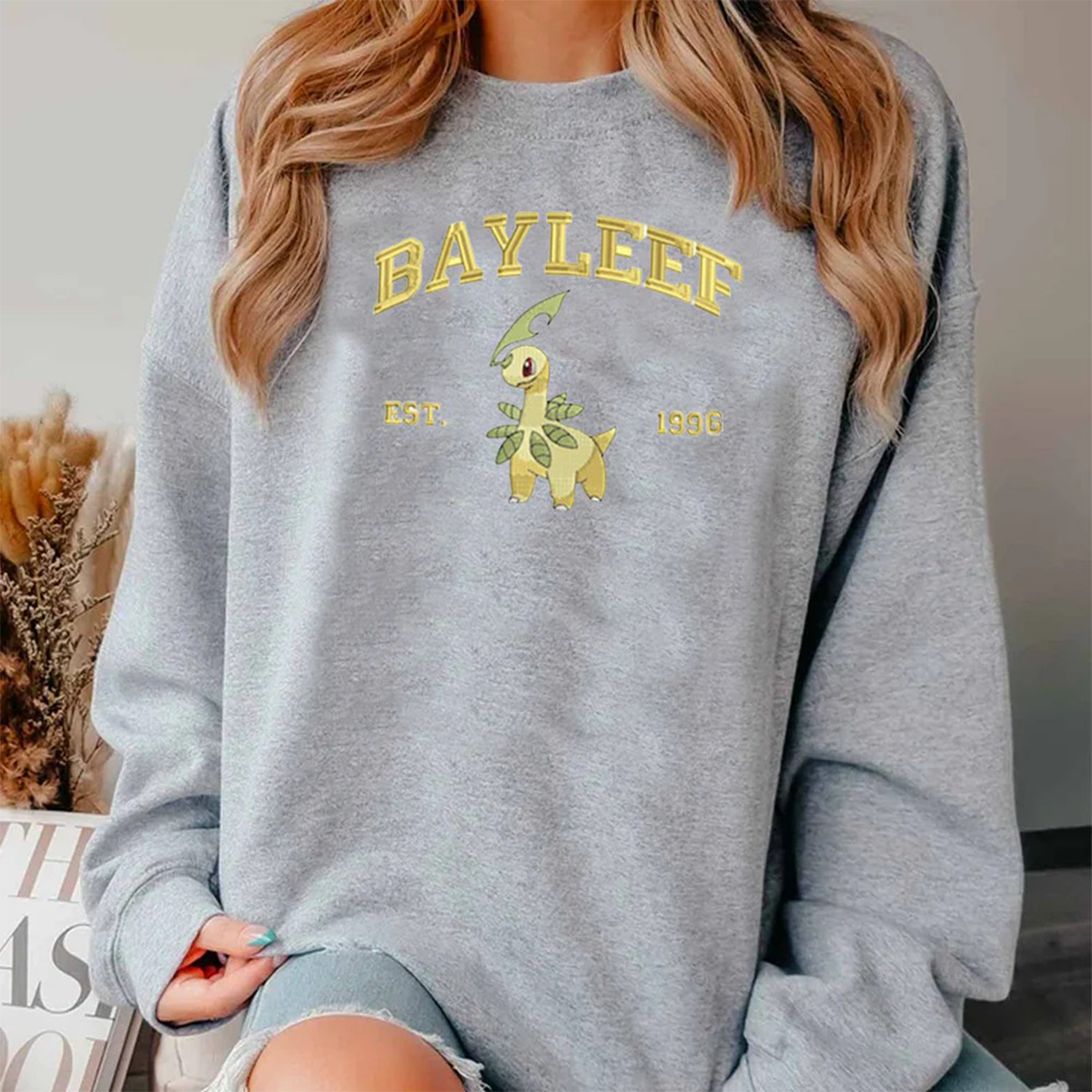 Anime Characters Embroidered Crewneck Sweatshirt,Hoodie,Personal Anime Gift Hoodie,Perfect Gift For Anime Lovers.