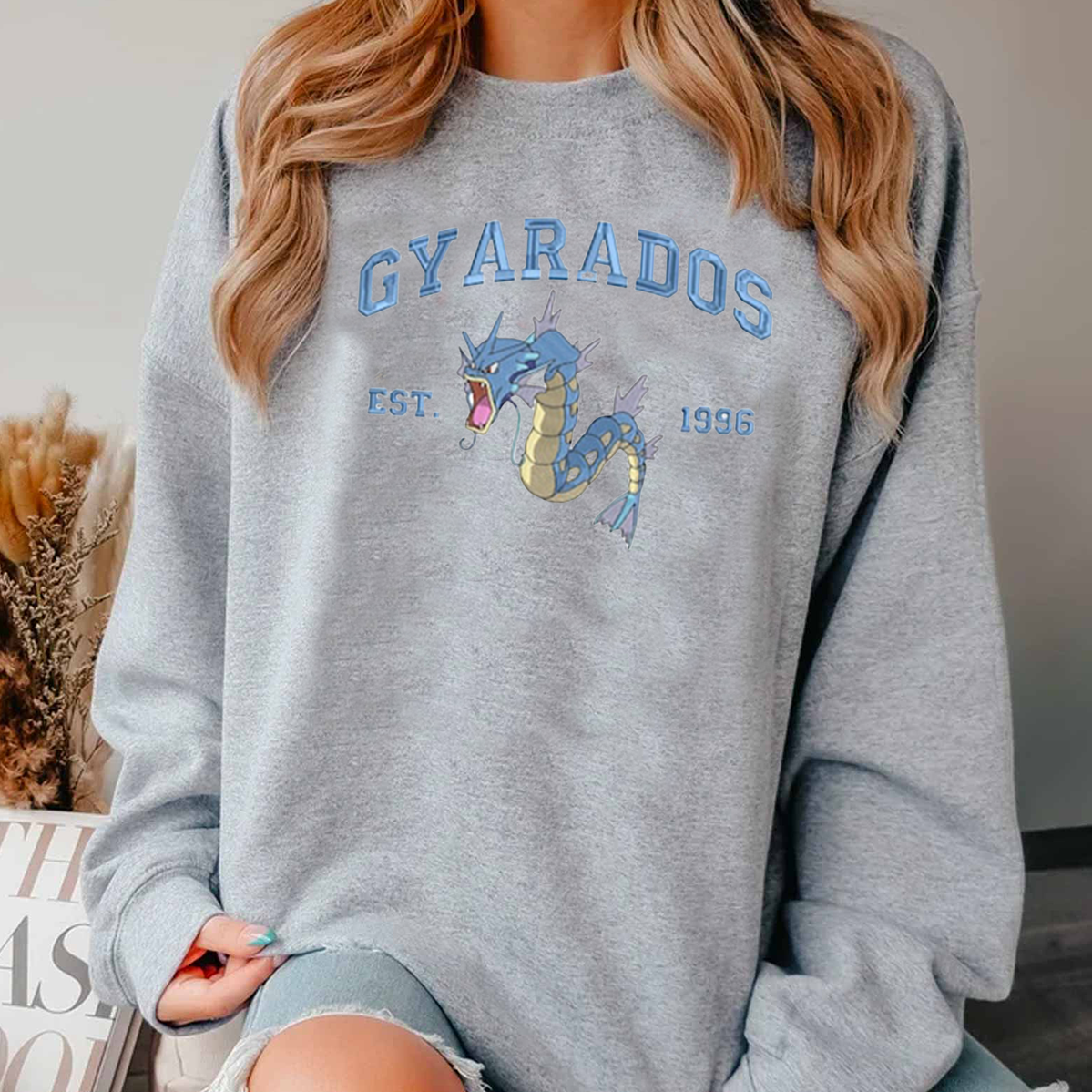 Anime Characters Embroidered Crewneck Sweatshirt,Hoodie,Personal Anime Gift Hoodie,Perfect Gift For Anime Lovers.