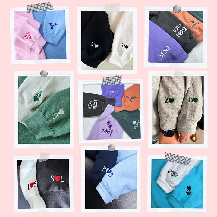 Anime Characters Embroidered Unisex Crewneck Sweatshirt,Hoodie For Gift,Personal Anime Gift Hoodie,Perfect Gift For Anime Lovers.