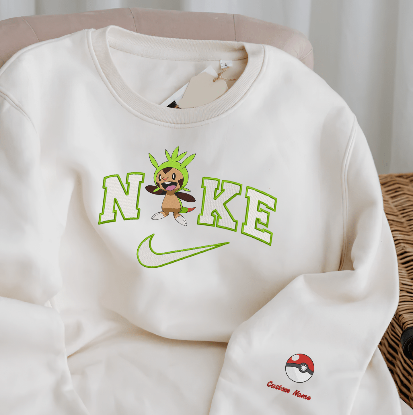 Anime Nike Embroidered Custom T-Shirt,Crewneck Sweatshirt,Hoodie.Perfect Gift For Anime Lovers.