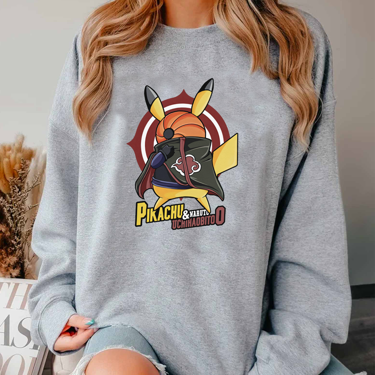 Custom Naruto Uchihaobitoo Anime Unisex T-Shirt ,Crewneck,Hoodie