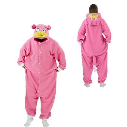 Slowpoke Anime Anime Characters Funny Pajamas.Anime Couples Apparel.Valentine's Day Gift for Couples