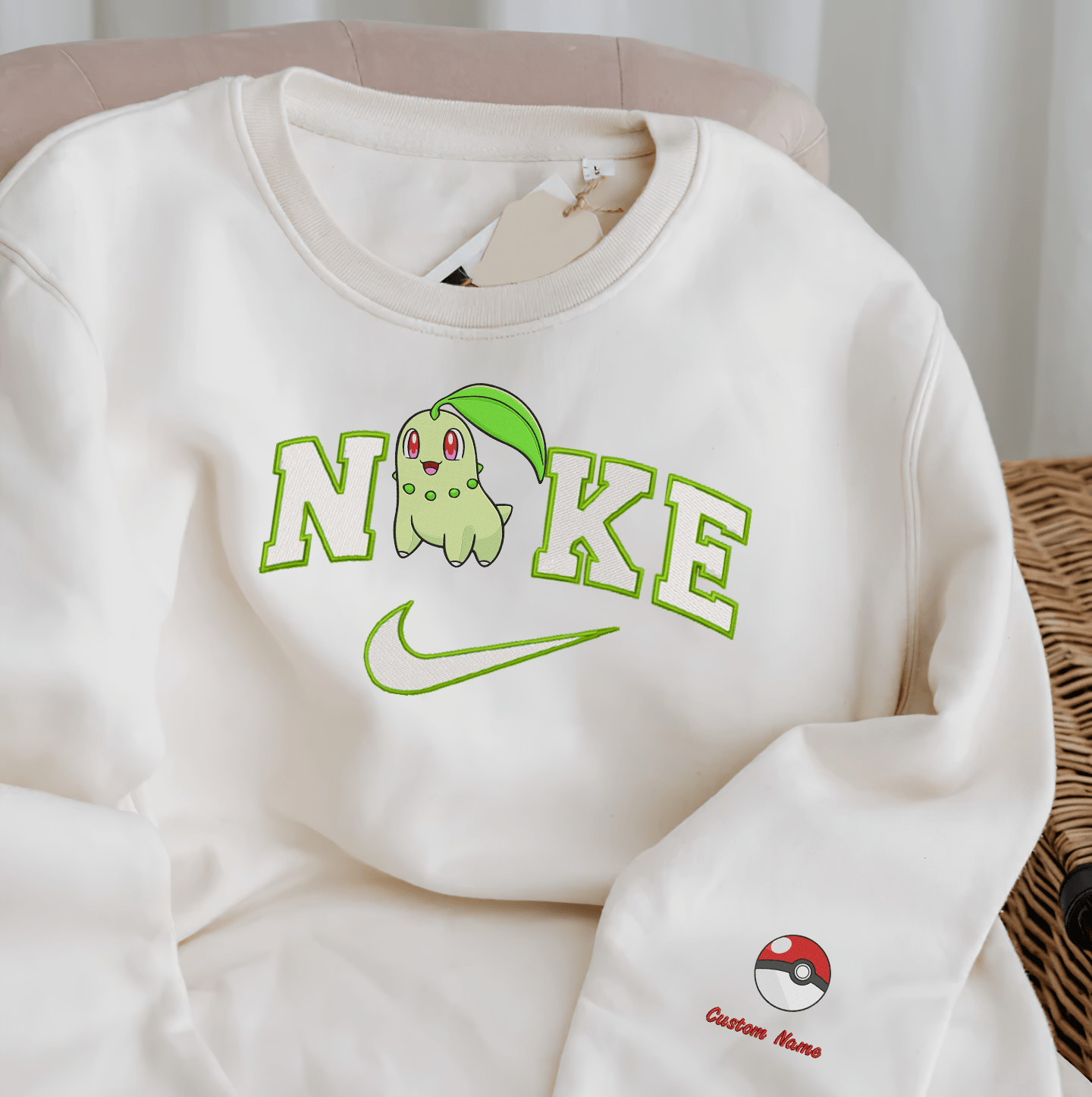 Anime Nike Embroidered Custom T-Shirt,Crewneck Sweatshirt,Hoodie.Perfect Gift For Anime Lovers.
