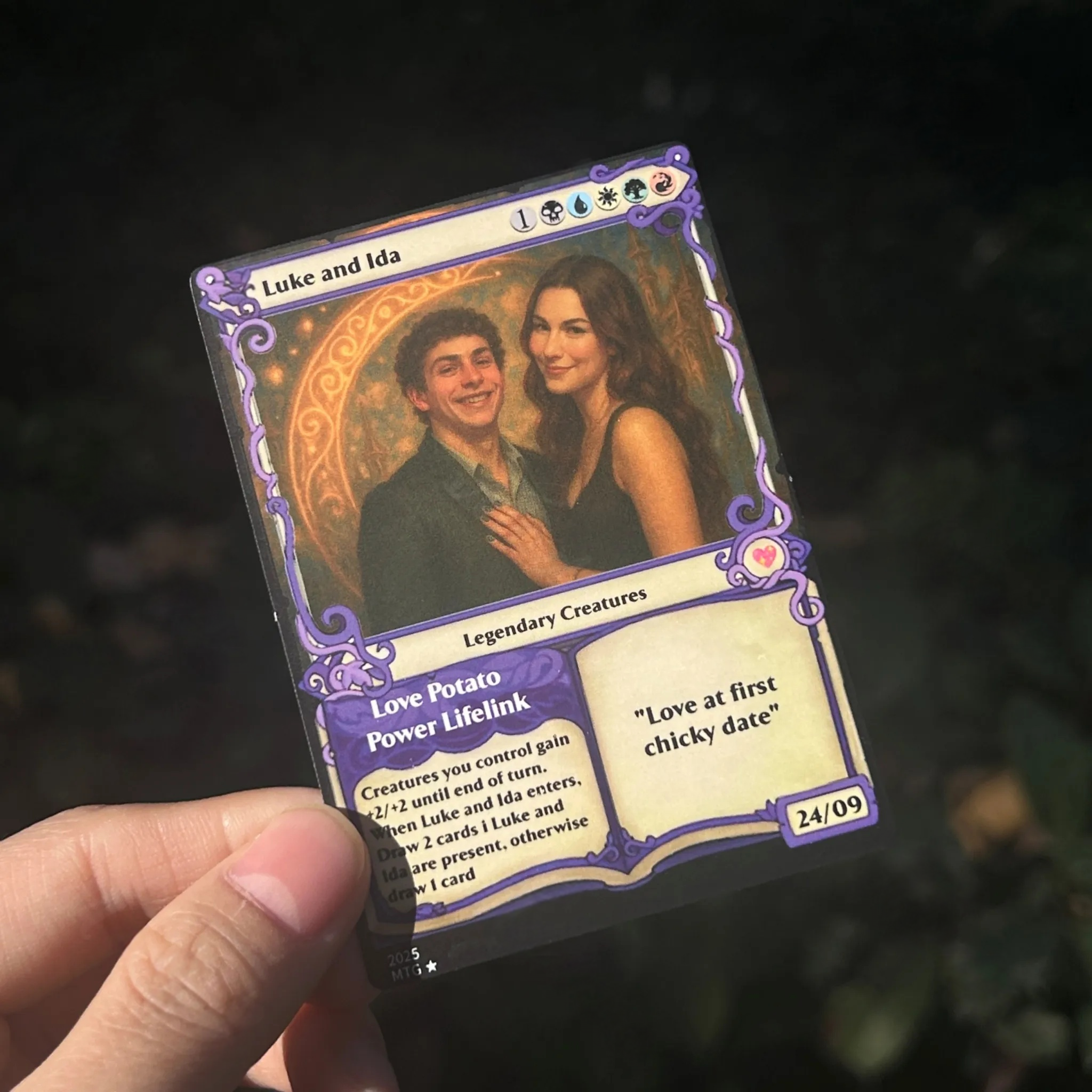 Custom Magic Card Fantasy Game.Custom Gift for Valentine's Day,Anniversary.Valentine's Day,Anniversary gifts