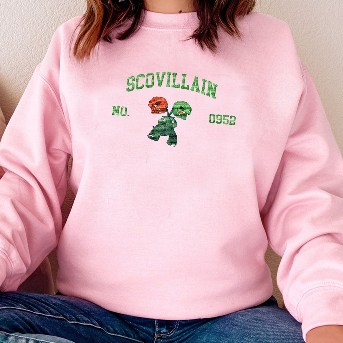 Scovillain Adorable Anime-Themed Embroidered T-Shirt,Crewneck,Hoodie-Trendy Versatile and a Thoughtful Gift for Friends