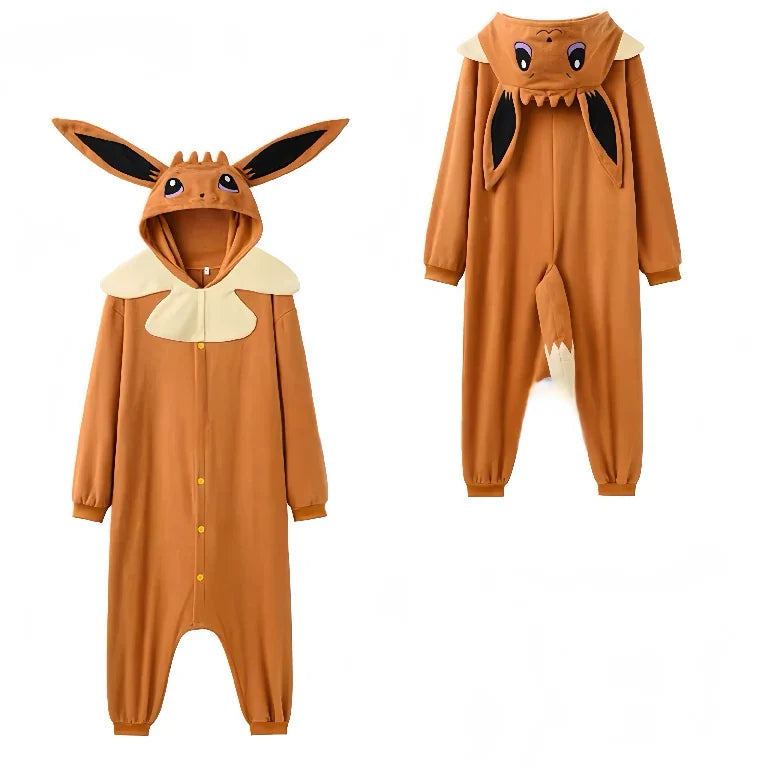 Eevee Anime Anime Characters Funny Pajamas.Perfect Gift For Anime Lovers.