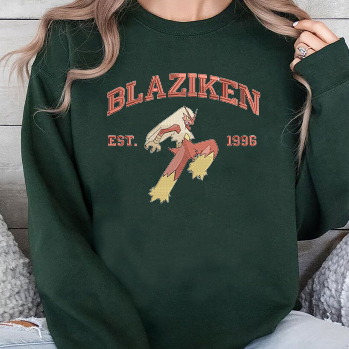 Anime Characters Embroidered Crewneck Sweatshirt,Hoodie,Personal Anime Gift Hoodie,Perfect Gift For Anime Lovers.