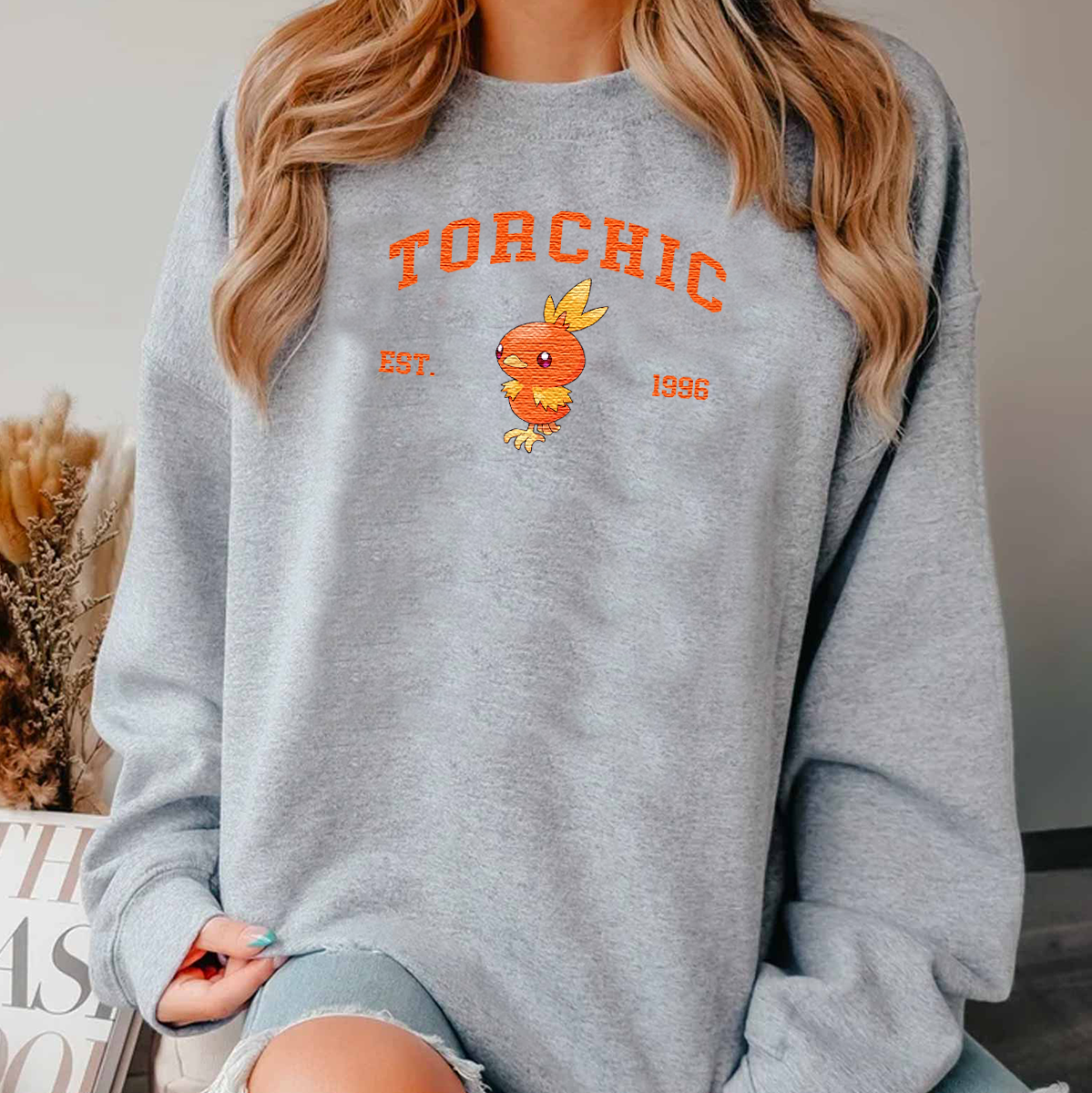Anime Characters Embroidered Crewneck Sweatshirt,Hoodie,Personal Anime Gift Hoodie,Perfect Gift For Anime Lovers.