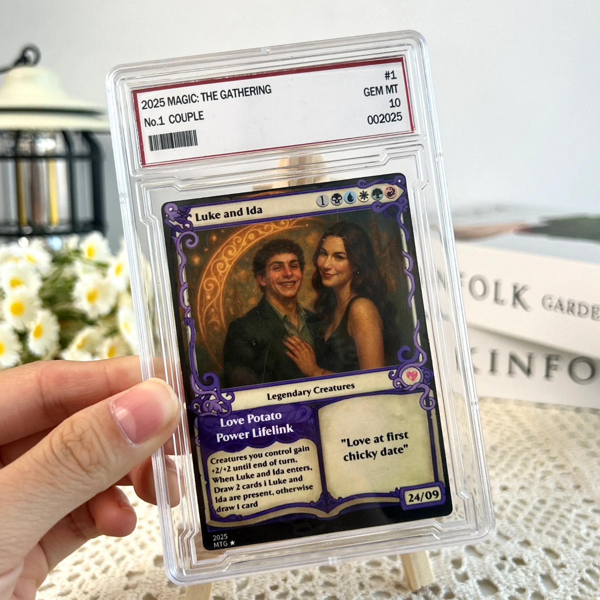 Custom Magic Card Fantasy Game.Custom Gift for Valentine's Day,Anniversary.Valentine's Day,Anniversary gifts