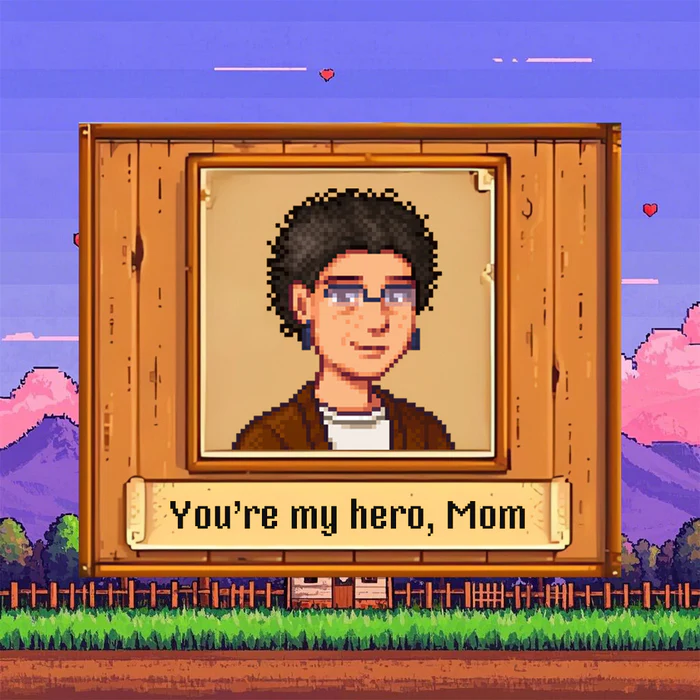 Handmade Stardew Valley Portrait | A Beautiful Mother's Day Gift