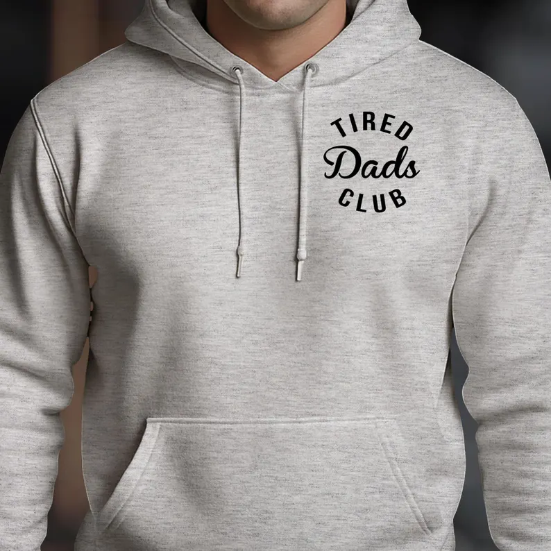 Tired Dads Club Construction Car Track Shirt, Personalized Kid Face Father Day Gift For Dad, Playing Car On Daddy Back, Car Race Track