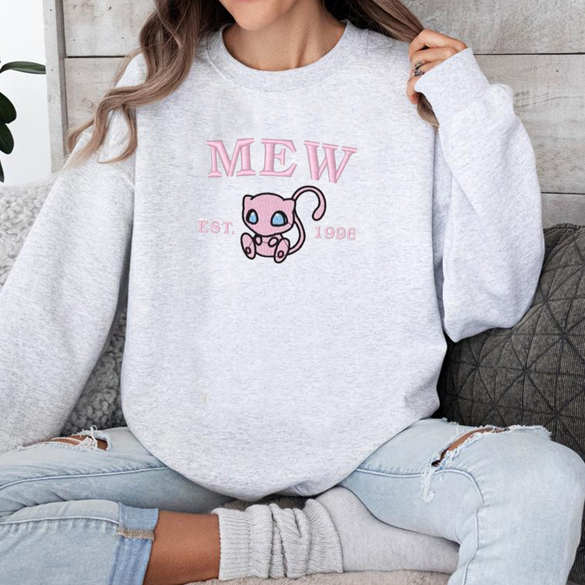 Anime Characters Embroidered Crewneck Sweatshirt,Hoodie,Personal Anime Gift Hoodie,Perfect Gift For Anime Lovers.