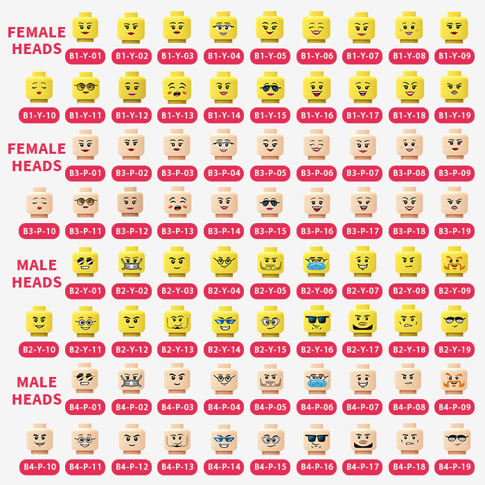 Valentine's Day Personalized Couple Figures - Custom Name Brick Display Gift