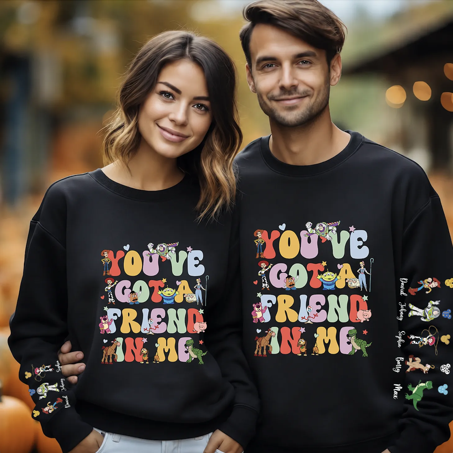 Personalized Toy Friends Dad Sweatshirt