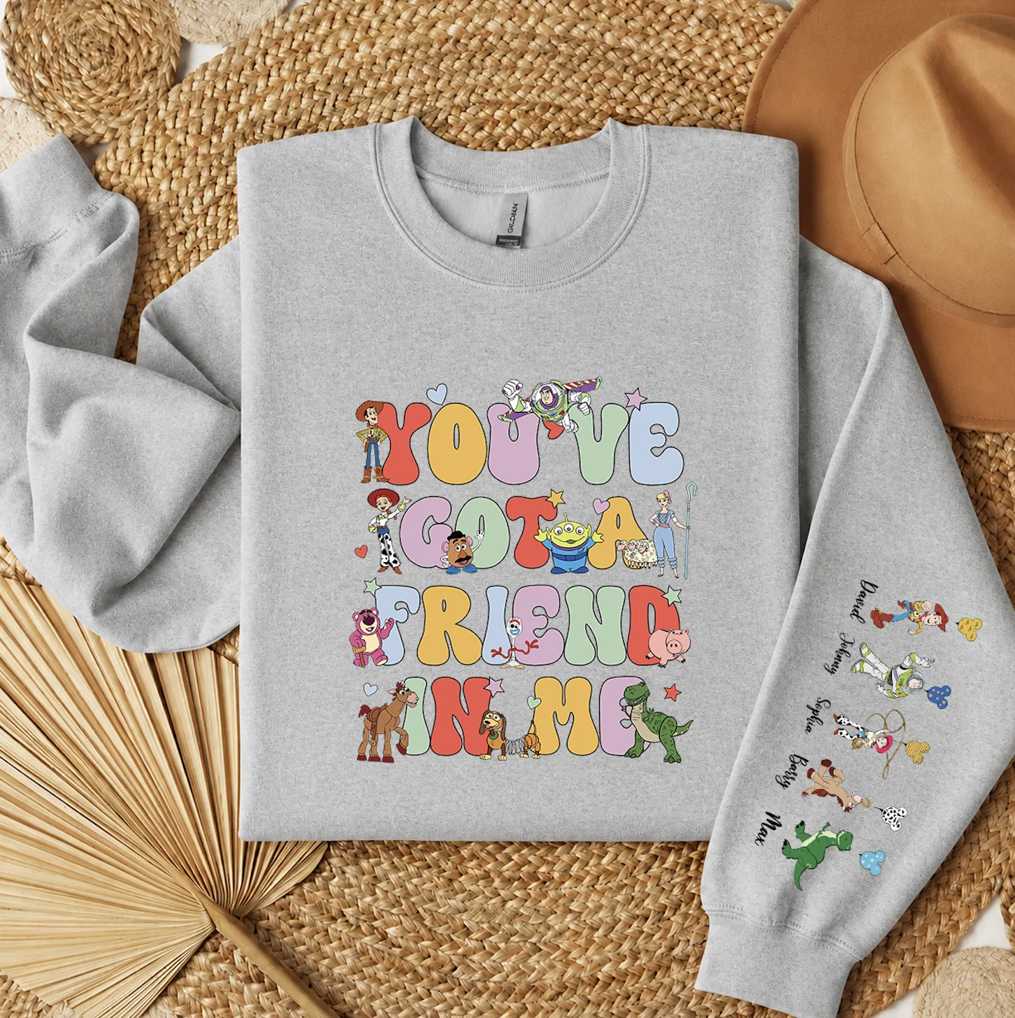 Personalized Toy Friends Dad Sweatshirt