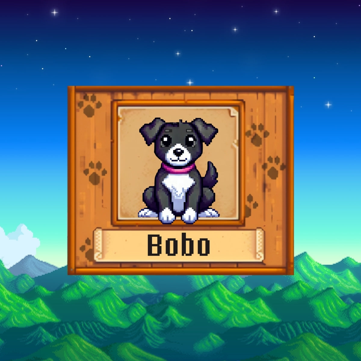 Exclusive Pet Hand-Painted Pixel Art for Stardew Valley Fans