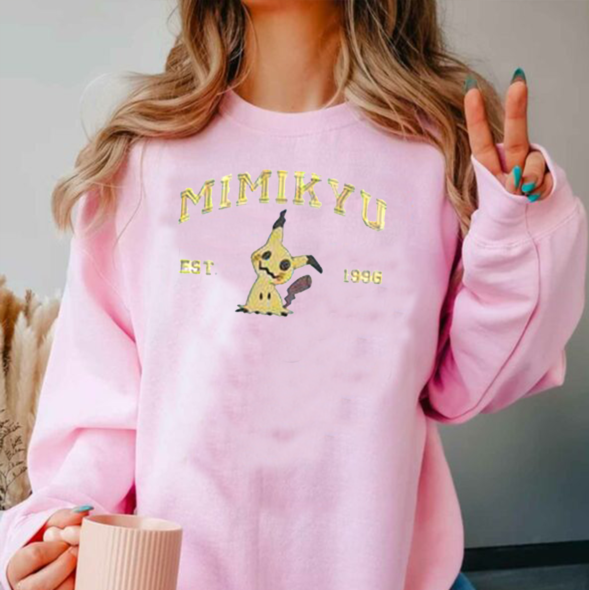 Anime Characters Embroidered Crewneck Sweatshirt,Hoodie,Personal Anime Gift Hoodie,Perfect Gift For Anime Lovers.