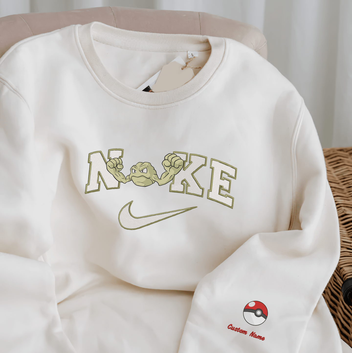 Anime Nike Embroidered Custom T-Shirt,Crewneck Sweatshirt,Hoodie.Perfect Gift For Anime Lovers.