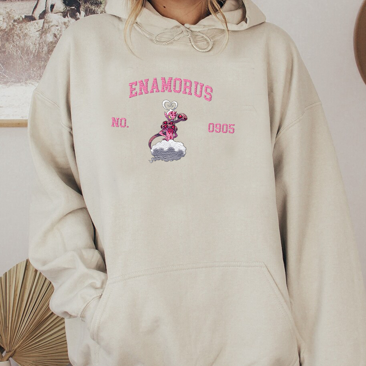 Enamorus Adorable Anime-Themed Embroidered T-Shirt,Crewneck,Hoodie-Trendy Versatile and a Thoughtful Gift for Friends