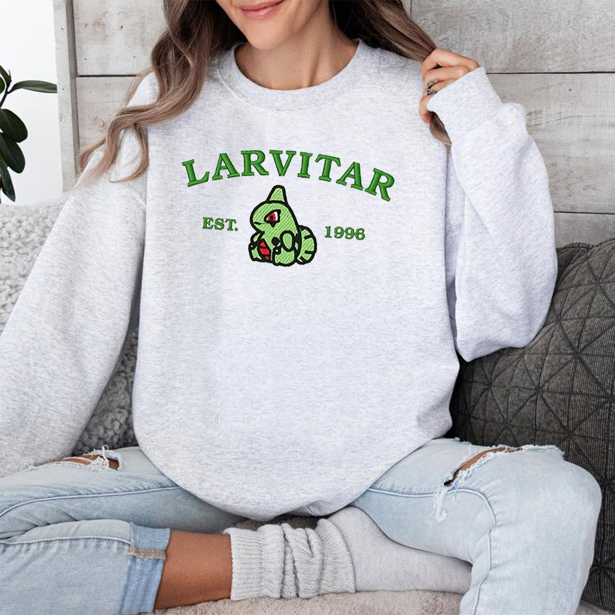 Anime Characters Embroidered Crewneck Sweatshirt,Hoodie For Gift,Personal Anime Gift Hoodie,Perfect Gift For Anime Lovers.