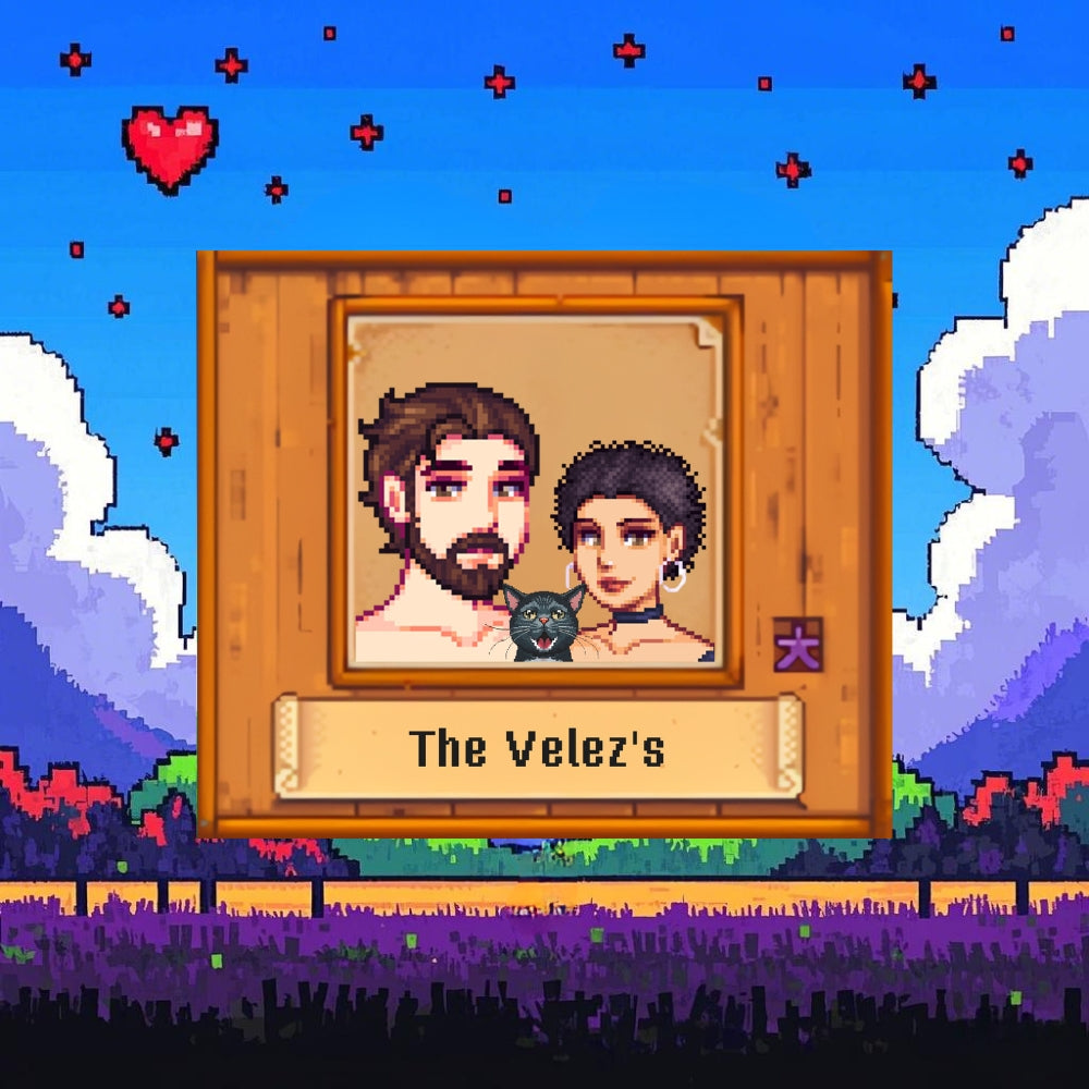 Personalized Stardew Valley Portraits for Valentine's Day Gift