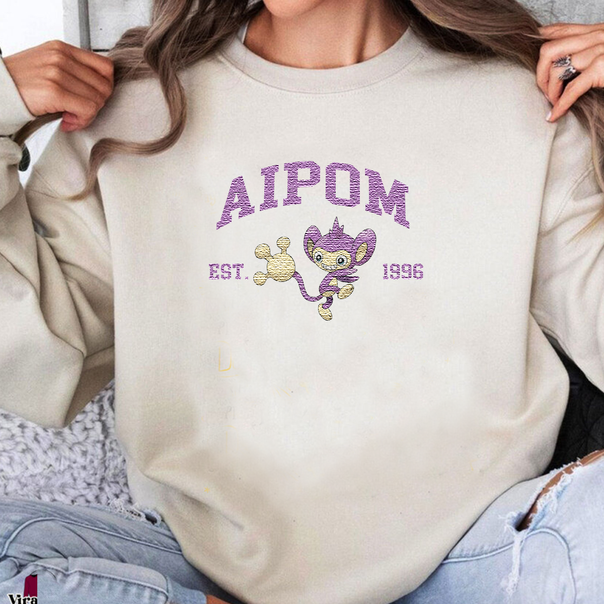 Anime Characters Embroidered Unisex Crewneck Sweatshirt,Hoodie For Gift,Personal Anime Gift Hoodie,Perfect Gift For Anime Lovers.