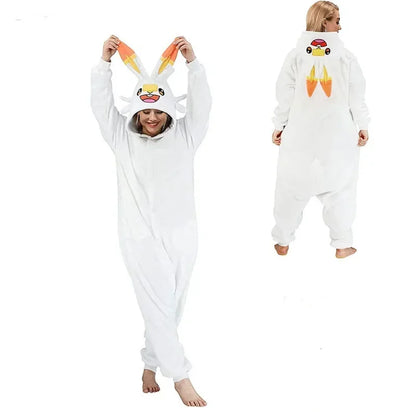 Scorbunny Anime Anime Characters Funny Pajamas.Anime Couples Apparel.Valentine's Day Gift for Couples