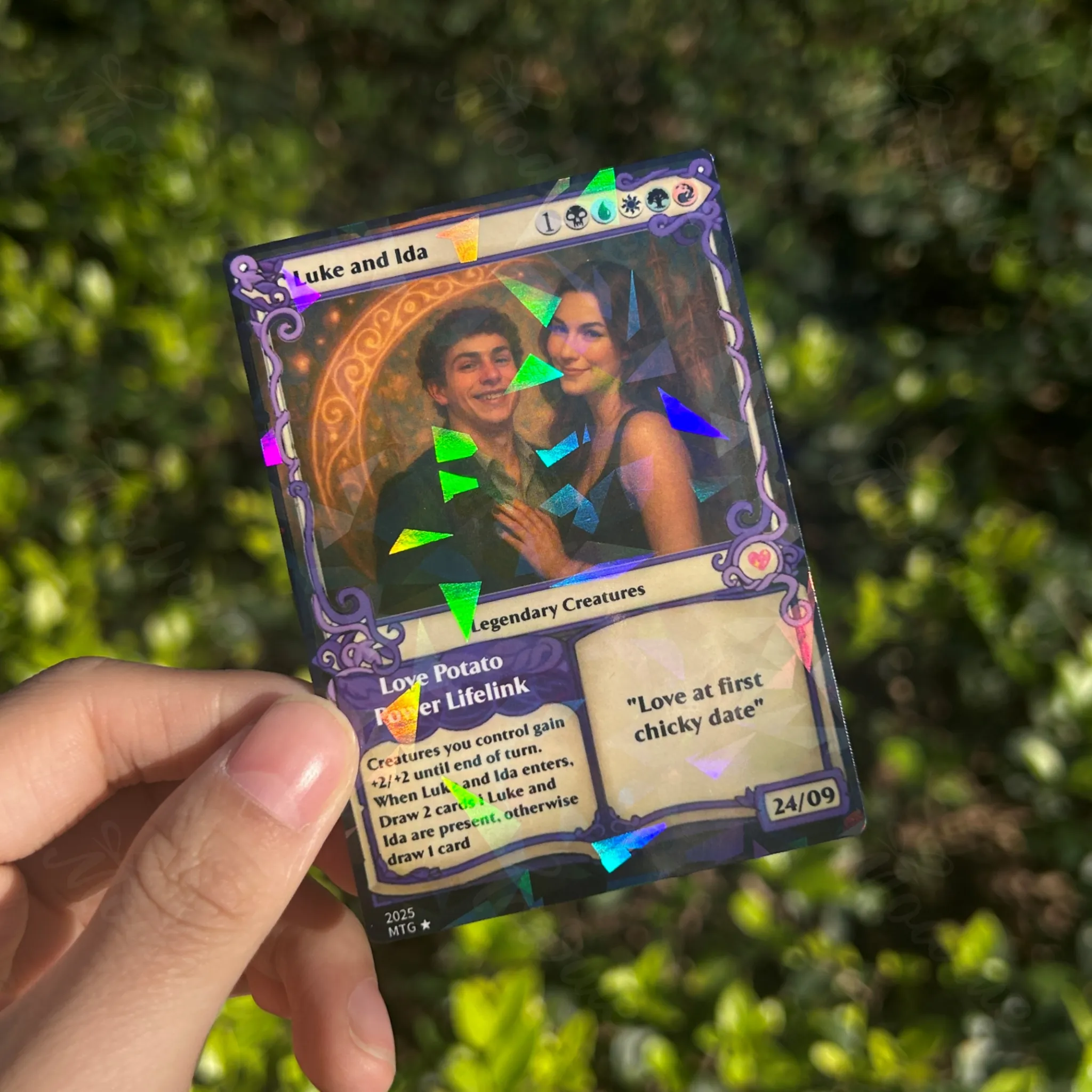 Custom Magic Card Fantasy Game.Custom Gift for Valentine's Day,Anniversary.Valentine's Day,Anniversary gifts