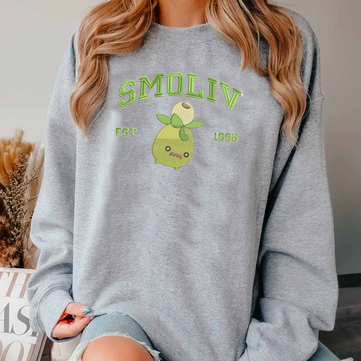 Anime Characters Embroidered Crewneck Sweatshirt,Hoodie,Personal Anime Gift Hoodie,Perfect Gift For Anime Lovers.