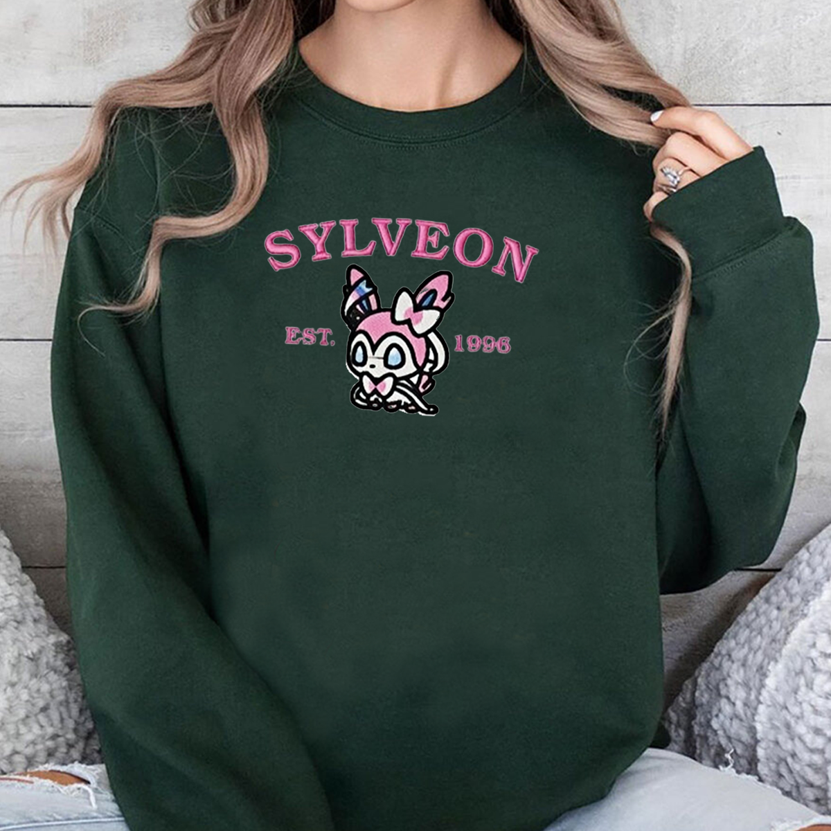 Anime Characters Embroidered Crewneck Sweatshirt,Hoodie,Personal Anime Gift Hoodie,Perfect Gift For Anime Lovers.