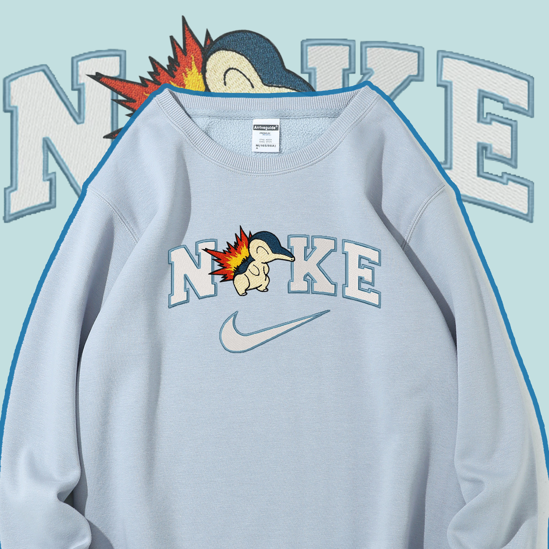 Anime Nike Embroidered Custom T-Shirt Hoodie Crewneck Sweatshirt,Hoodie.Perfect Gift For Anime Lovers.