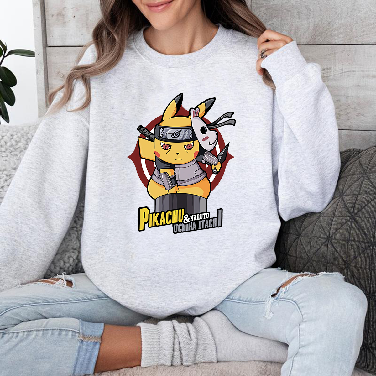 Custom Naruto Uchiha Itachi Anime Unisex T-Shirt ,Crewneck,Hoodie