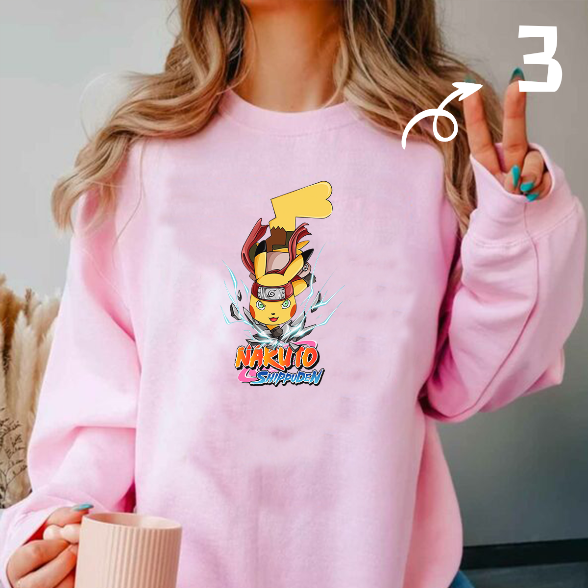 Naruto Shippuden Collaboration Cool AnimeUnisex T-Shirt ,Crewneck,Hoodie