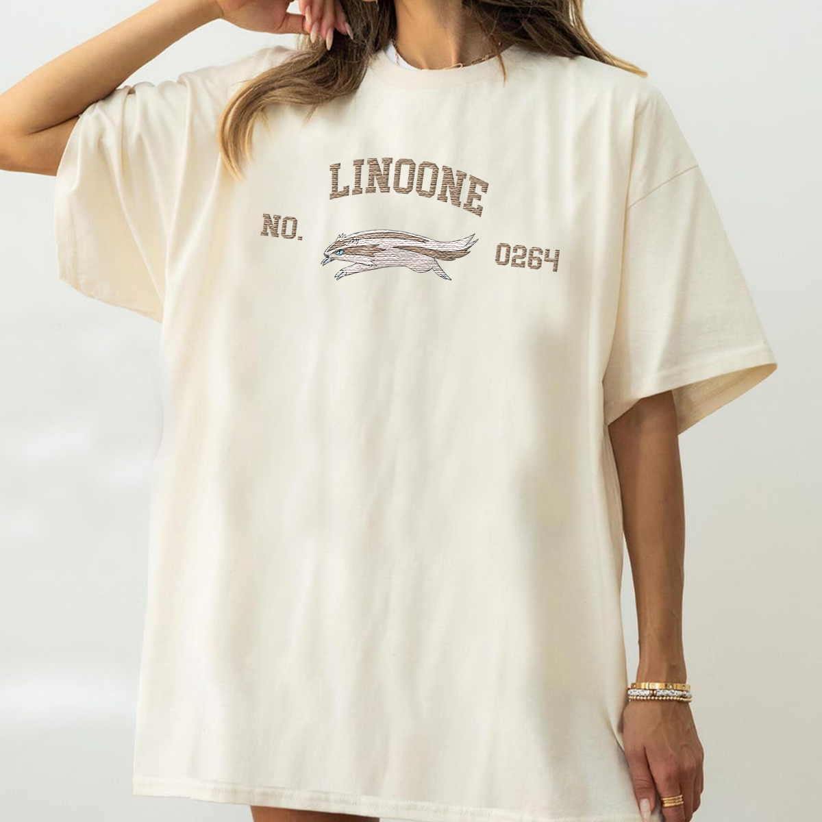 Linoone Anime-Themed Embroidered T-Shirt,Crewneck,Hoodie-Trendy Versatile and a Thoughtful Gift for Friends