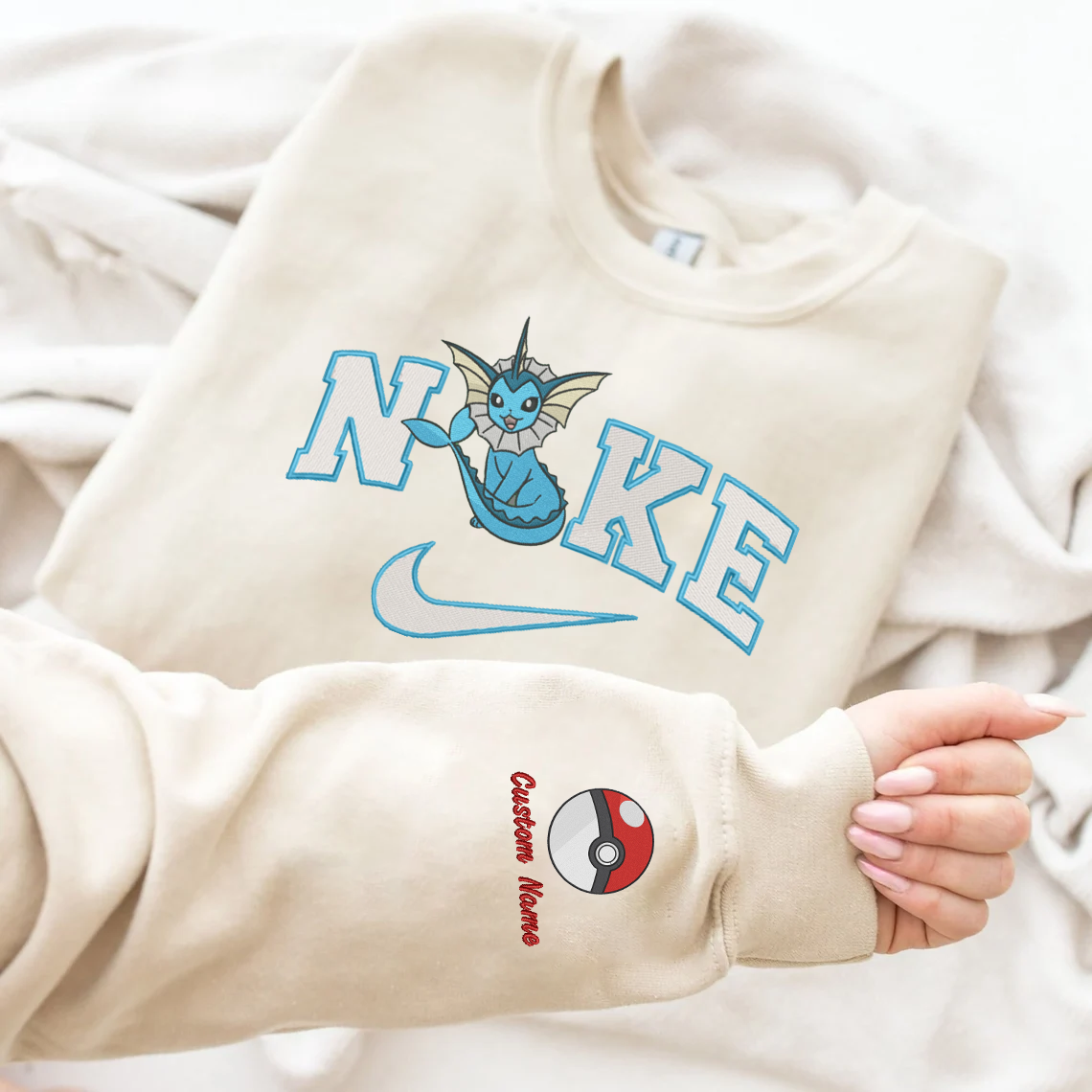 Anime Nike Embroidered Custom T-Shirt,Crewneck Sweatshirt,Hoodie.Perfect Gift For Anime Lovers.
