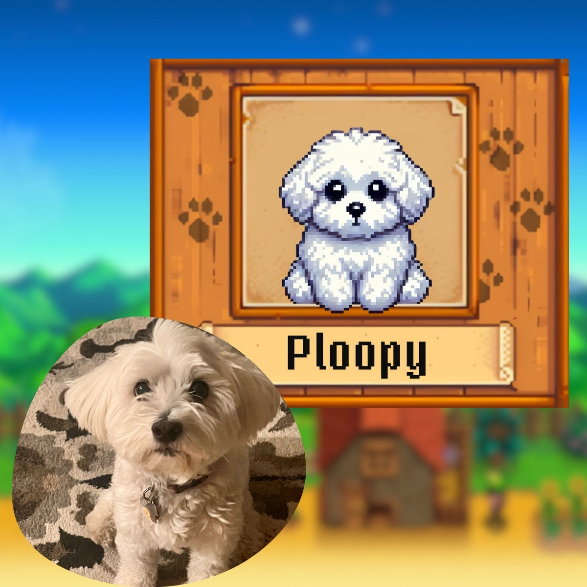 Exklusive handgemalte Pixelgrafiken von Haustieren für Stardew Valley-Fans