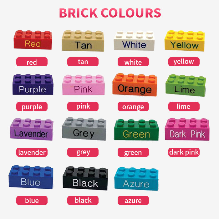 Valentine's Day Personalized Couple Figures - Custom Name Brick Display Gift