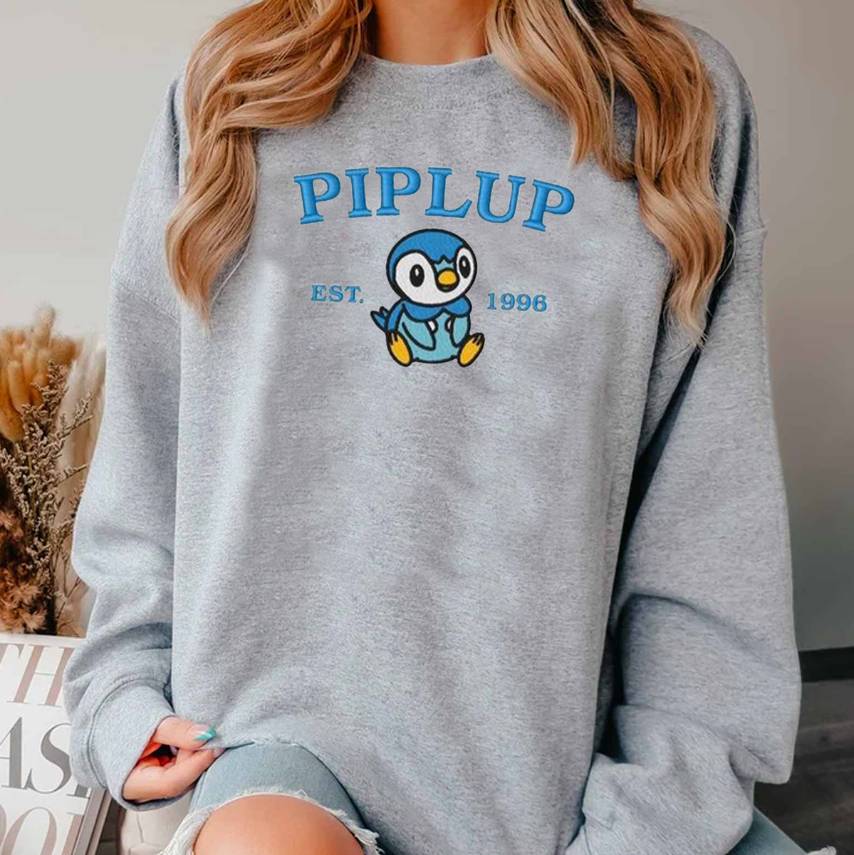 Anime Characters Embroidered Crewneck Sweatshirt,Hoodie,Personal Anime Gift Hoodie,Perfect Gift For Anime Lovers.