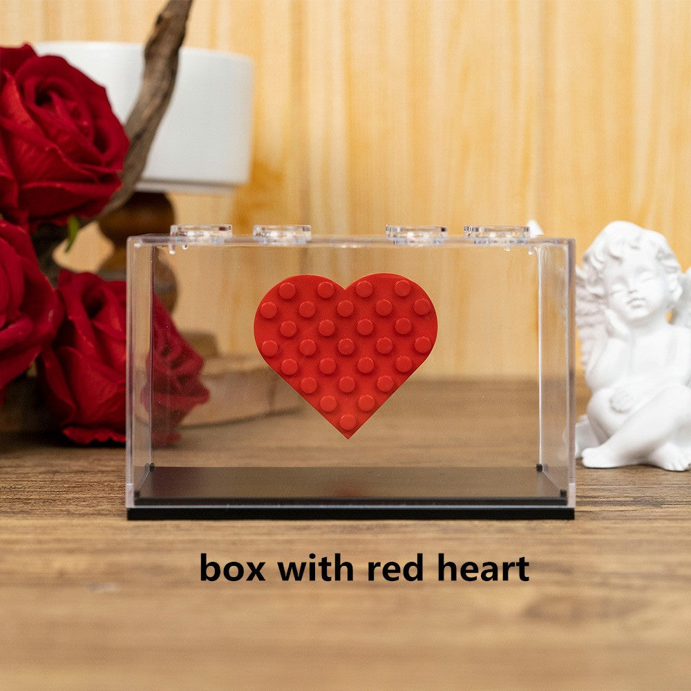 Valentine's Day Personalized Couple Figures - Custom Name Brick Display Gift