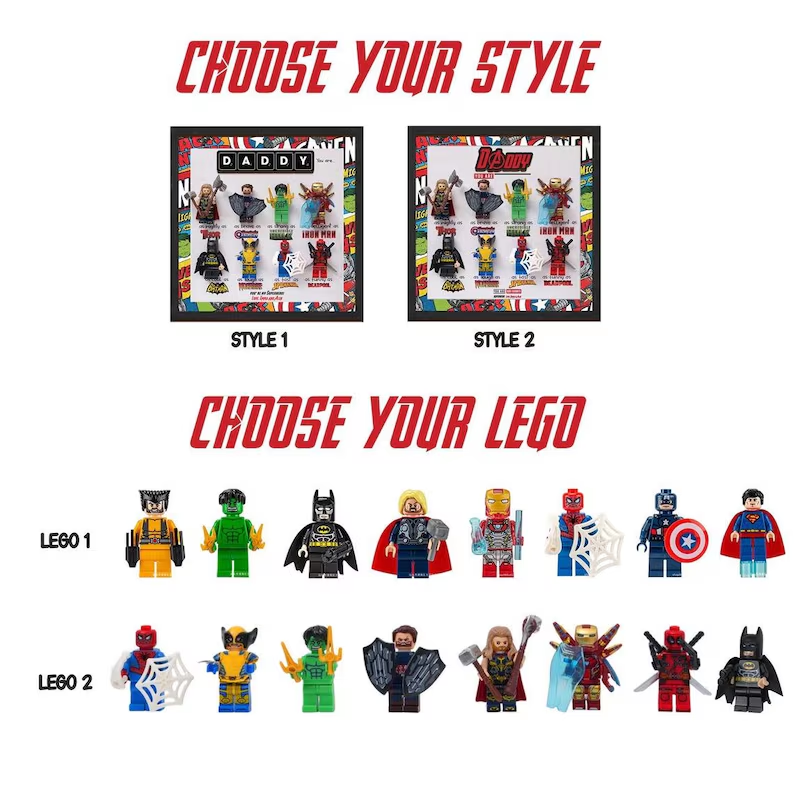 Super Dad Sign, Personalized Superhero Dad Gift, 2025 Fathers Day Gift, New Dad Gift, Gift For Dad, Gifts from Son, Dad Frame