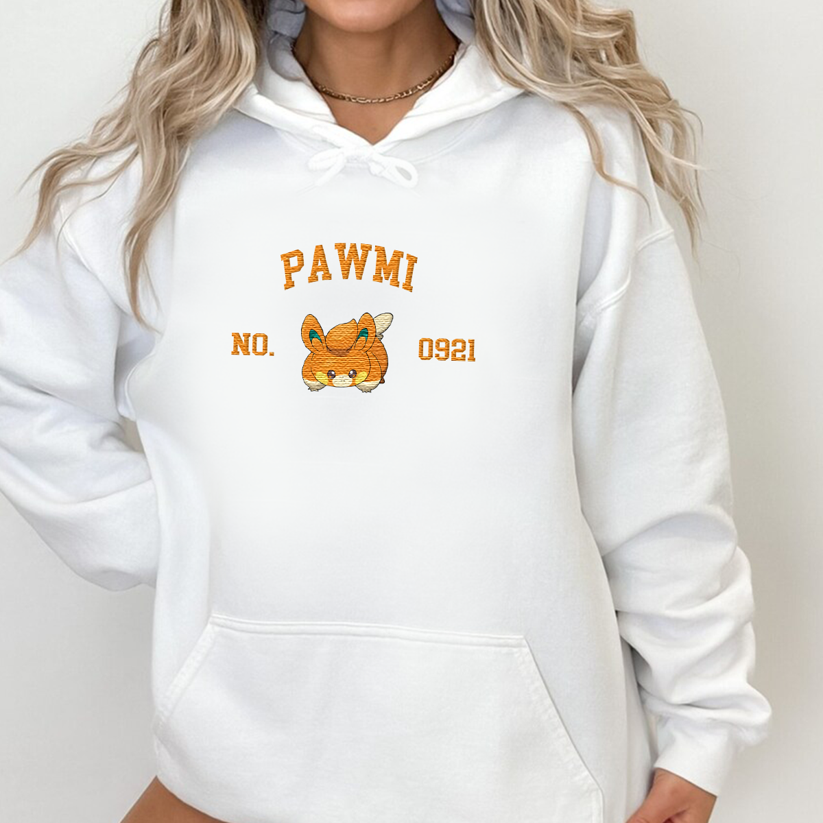Pawmi Anime-Themed Embroidered T-Shirt,Crewneck,Hoodie-Trendy Versatile and a Thoughtful Gift for Friends