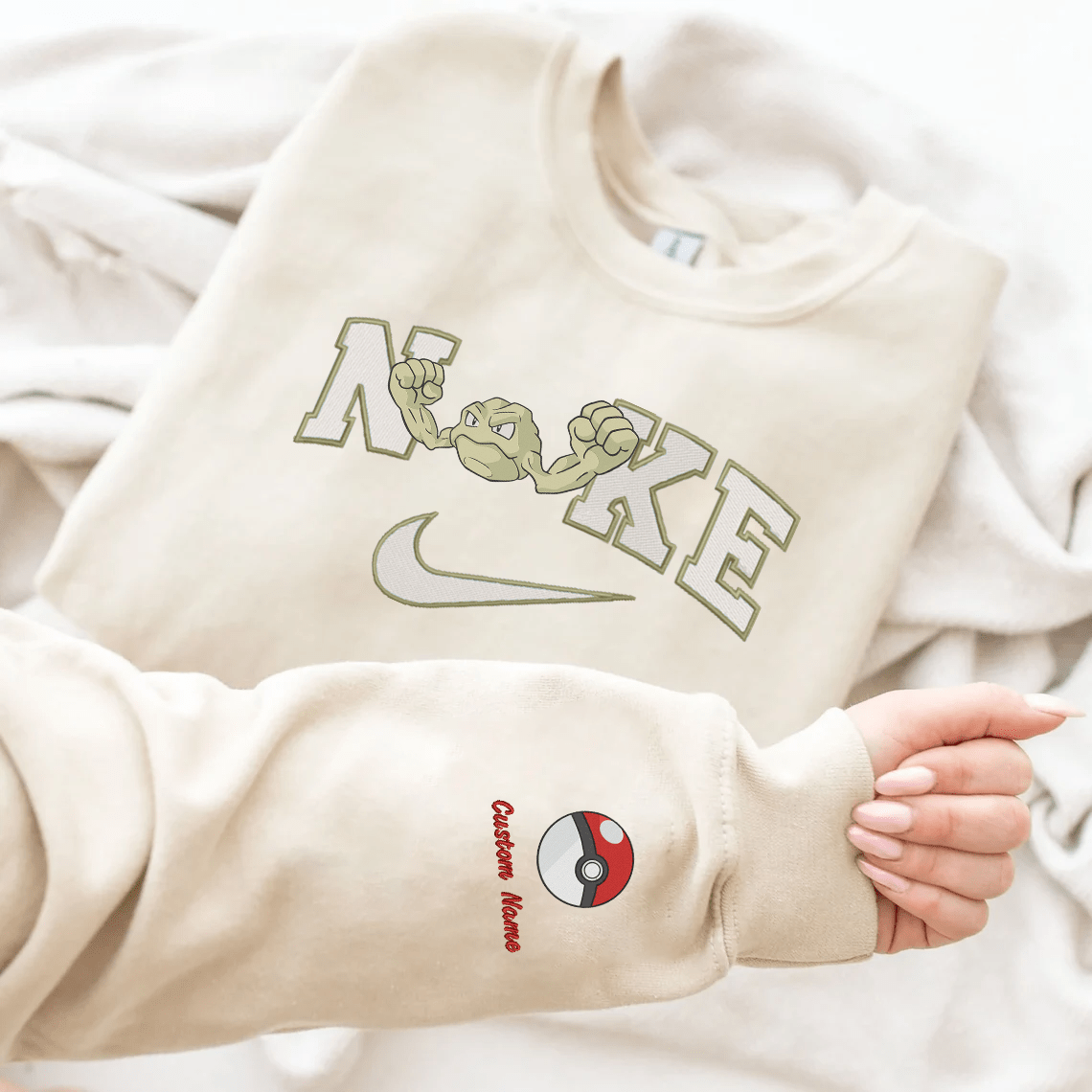 Anime Nike Embroidered Custom T-Shirt,Crewneck Sweatshirt,Hoodie.Perfect Gift For Anime Lovers.