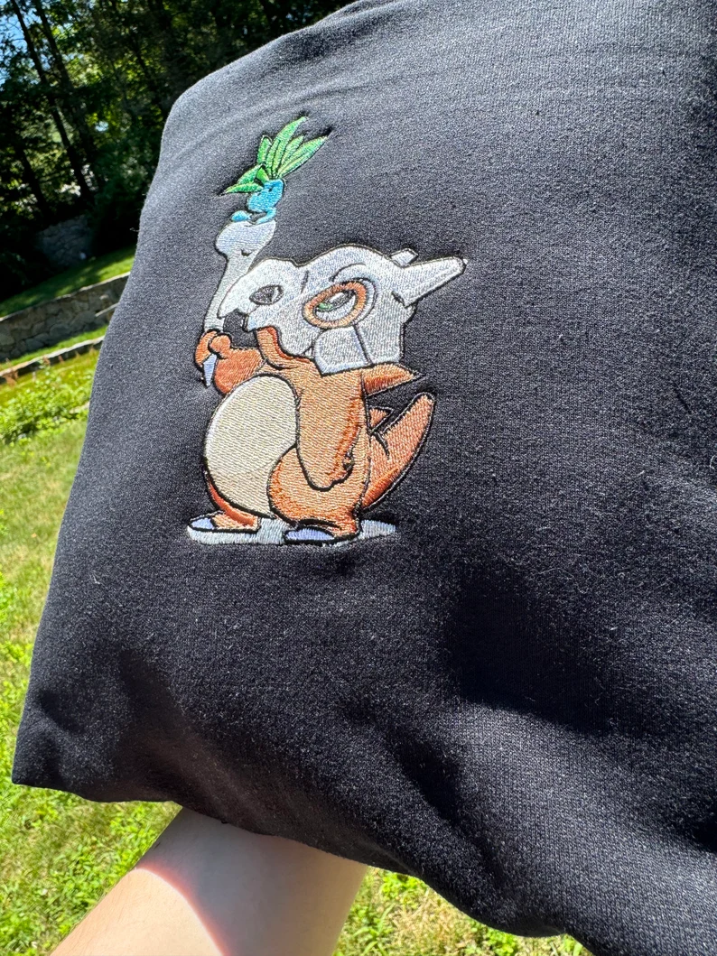 Embroidered Crewneck Sweatshirt, Personal Anime Gift Hoodie,, 90s Monster Stitched Shirt, Personal Anime Gift Hoodie,Christmas Gift For Anime Lovers.Perfect Gift For Anime Lovers.