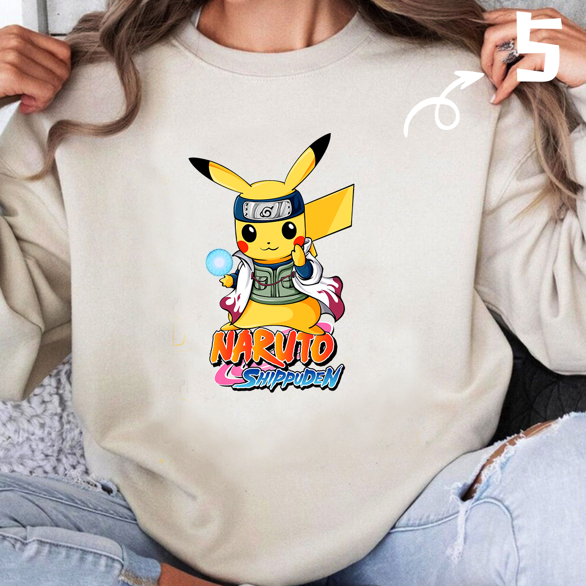 Naruto Shippuden Collaboration Cool AnimeUnisex T-Shirt ,Crewneck,Hoodie