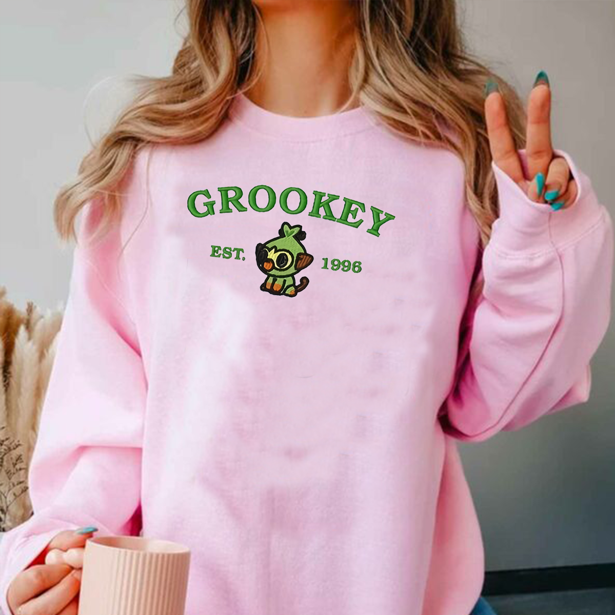 Anime Characters Embroidered Crewneck Sweatshirt,Hoodie For Gift,Personal Anime Gift Hoodie,Perfect Gift For Anime Lovers.