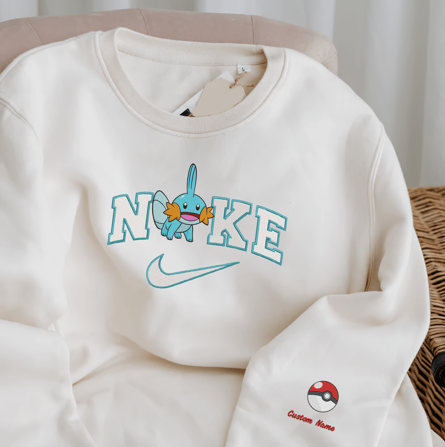 Anime Nike Embroidered Custom T-Shirt,Crewneck Sweatshirt,Hoodie.Perfect Gift For Anime Lovers.